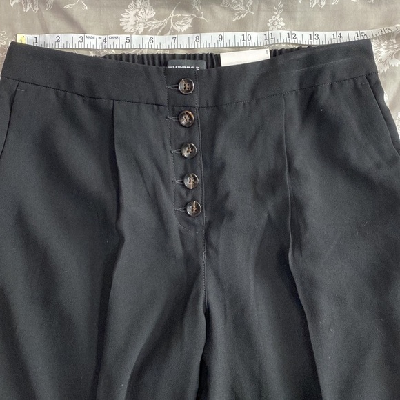 Express NWT Black High Rise Ankle Pants - Picture 12 of 13